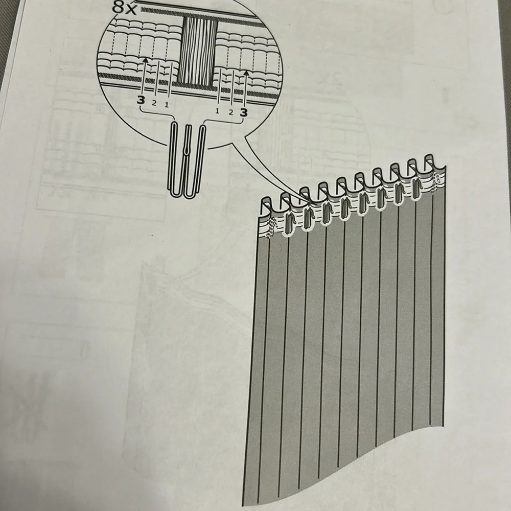 IKEA Vivan Gray Curtains